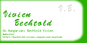 vivien bechtold business card